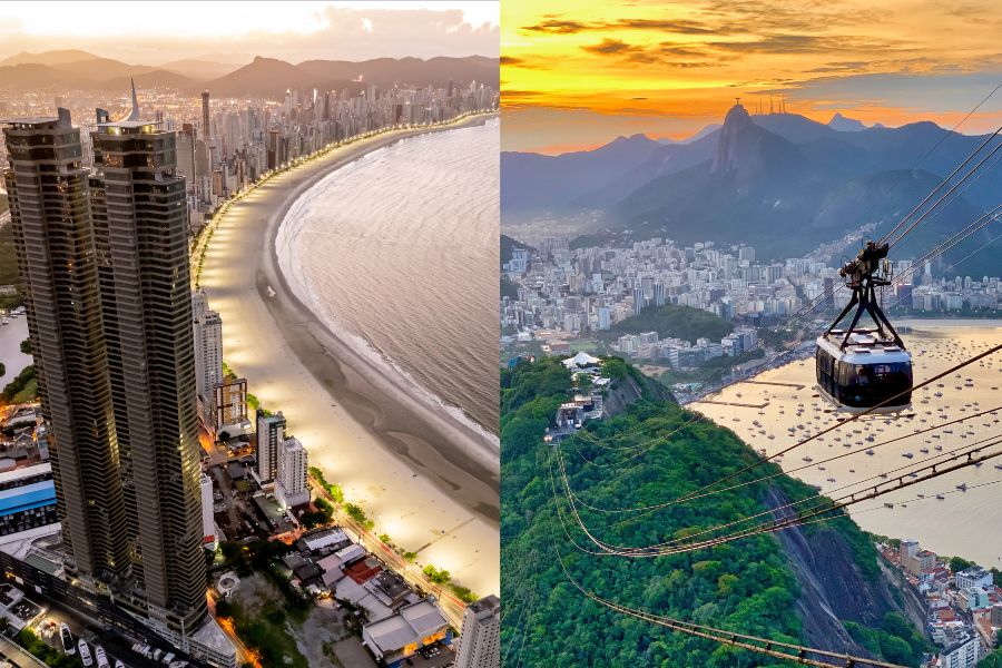 Santa Catarina e Rio de Janeiro